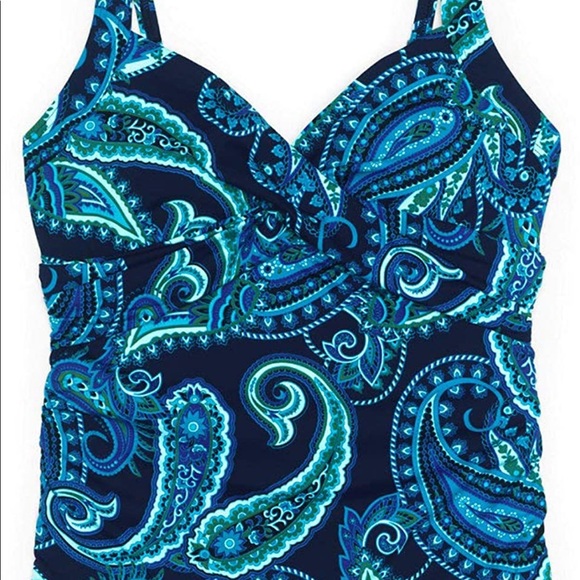 Women’s Two piece Swimsuit 🩱by Lands’ End Size 10 - Picture 5 of 12